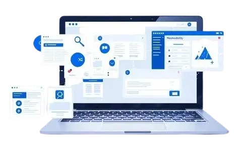 Query Fan-Out Coverage illustration showing AI-generated queries and search visibility mapping