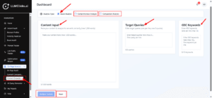 Content Embedding Analyzer dashboard