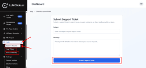 How to use the help section